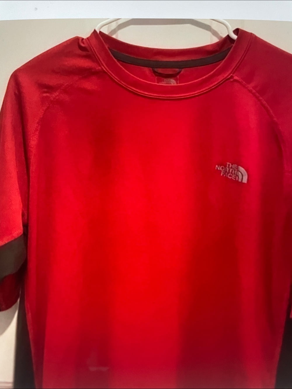 The North Face Red Short-Sleeve Crew Performance Tee